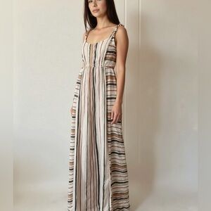 Liverpool Multicolor Striped Maxi Dress